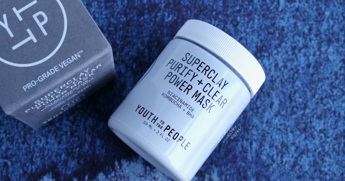 Youth To The People | Superclay Purify + Clear Power Mask: Review | The Happy Sloths: Beauty, Makeup, Skincare Blog with Reviews and Swatches