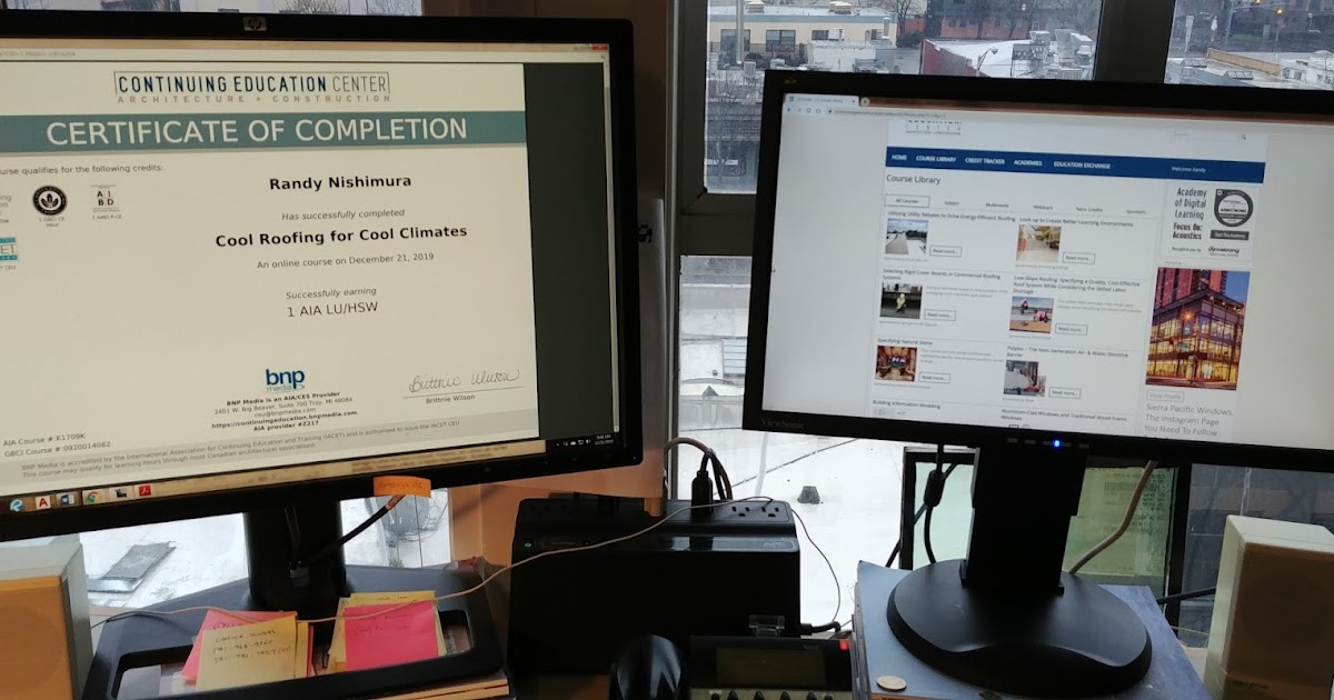 SW Oregon Architect Continuing Education for Architects