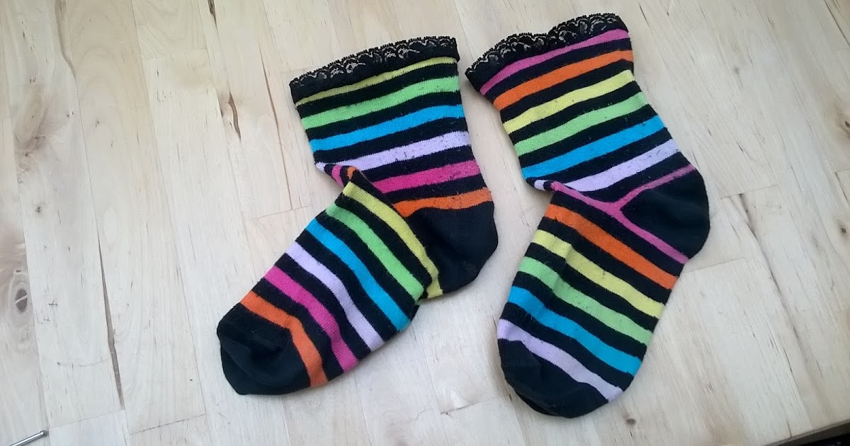 Bracken Crafts- 100 garments: 100: Upcycled ankle socks