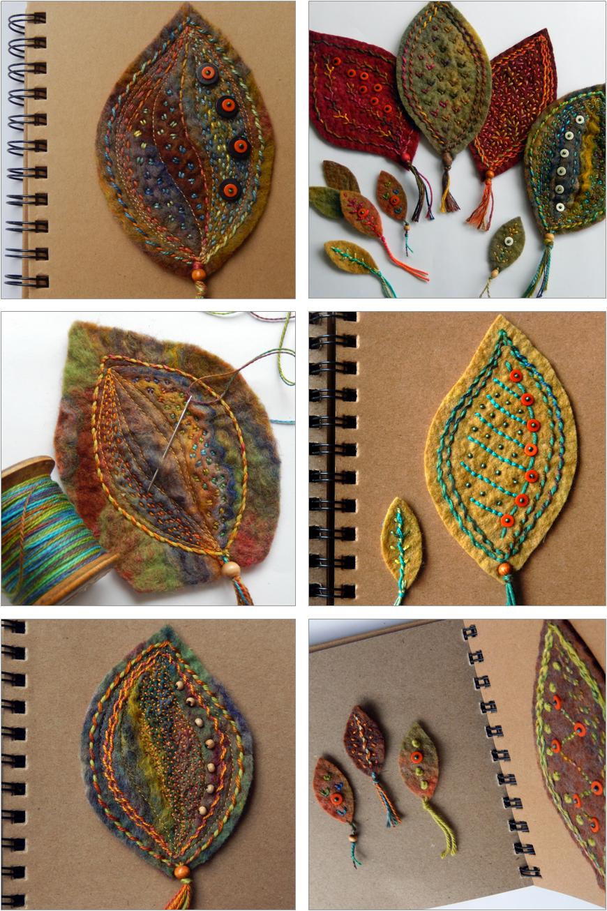 FELTING matters... FINISHING FELT, with stitching...