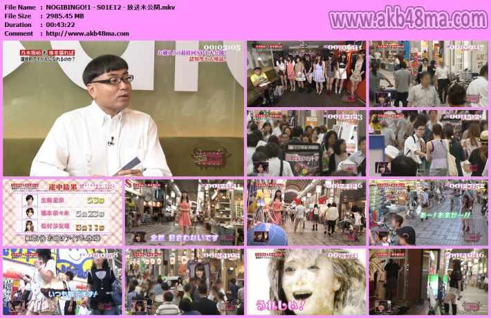 NOGIBINGO! 反省会 NOGIBINGO! 反省会
