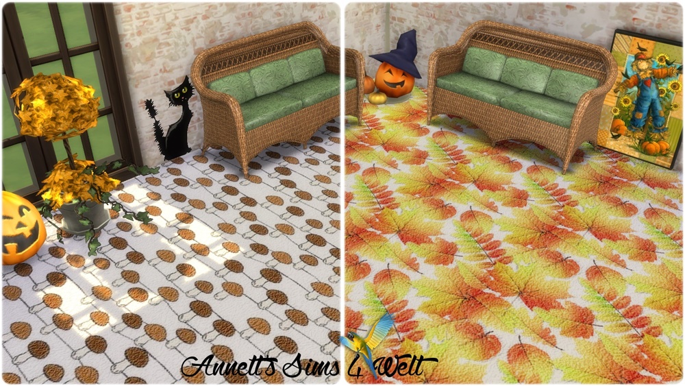 Sims 4 Welt Autumn Carpet Floors