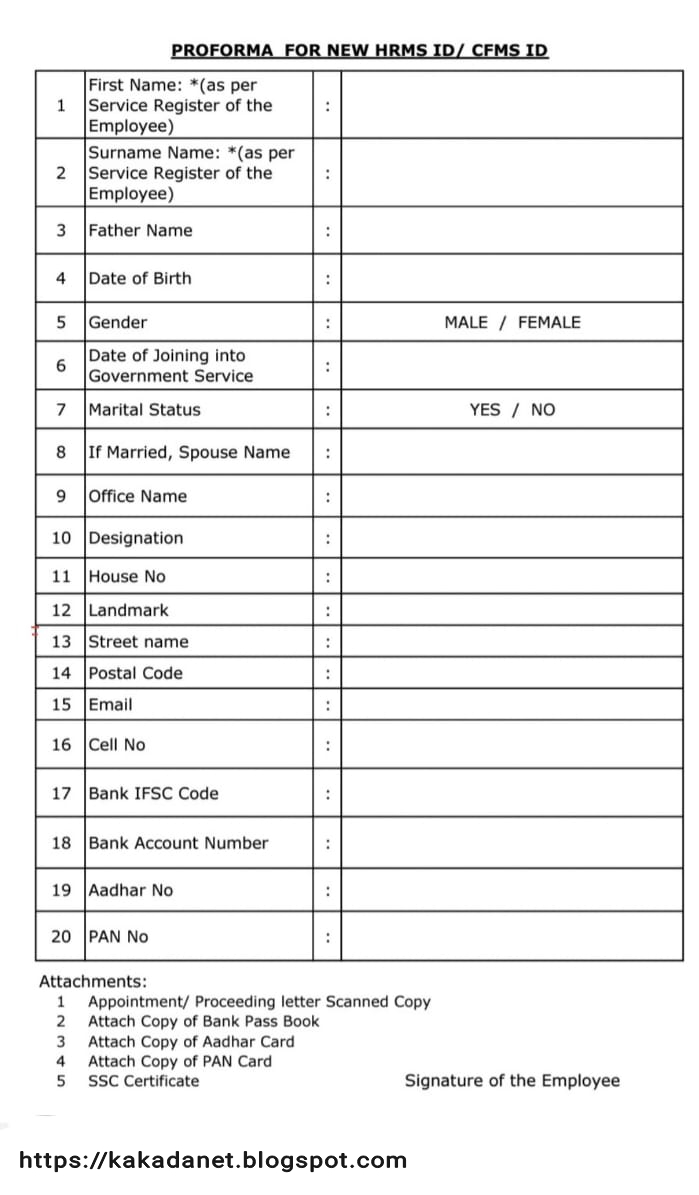 Application for New Treasury ID/CFMS ID
