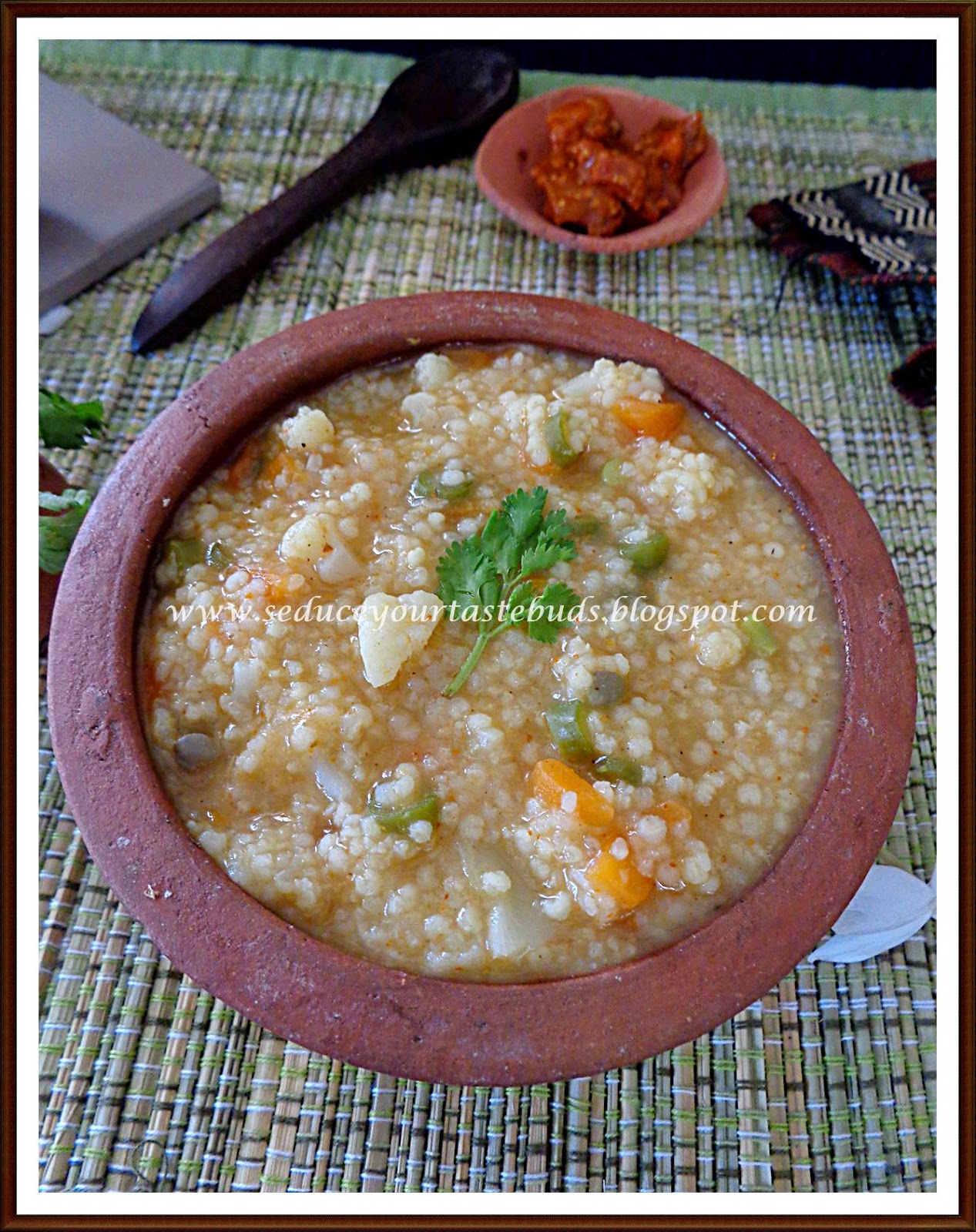 Seduce Your Tastebuds... Masala Barnyard millet Porridge