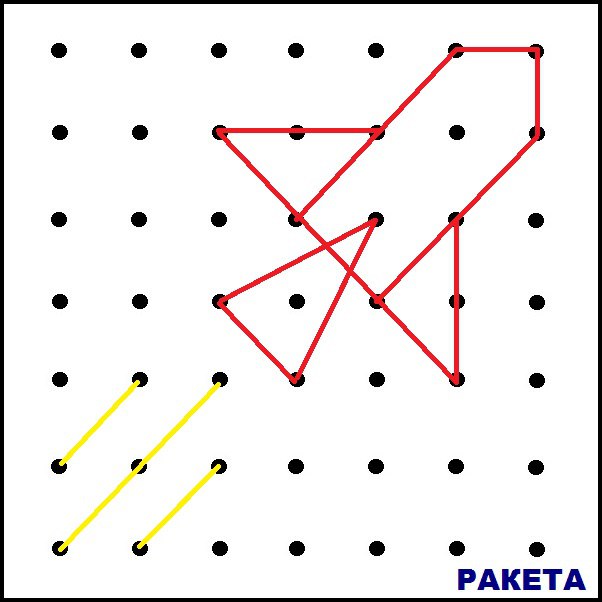 Схемы для геоборда с резинками