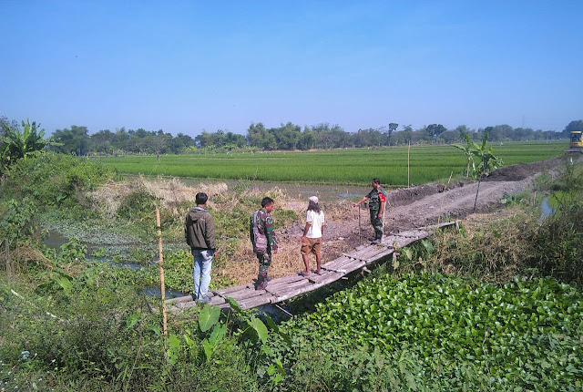 Inilah Lokasi Jembatan Yang Akan Di Buat Satgas TMMD Reg 105   