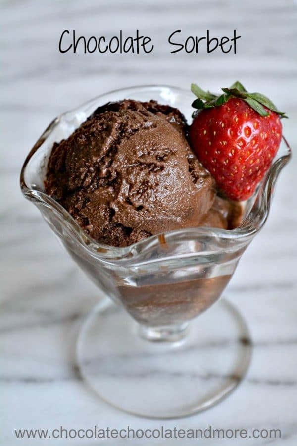 CHOCOLATE SORBET Believe the Taste!