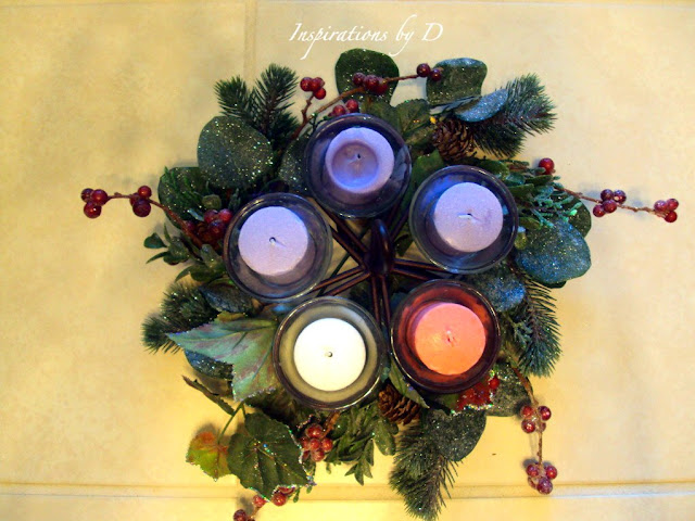 DIY Advent Table Wreath for Kids