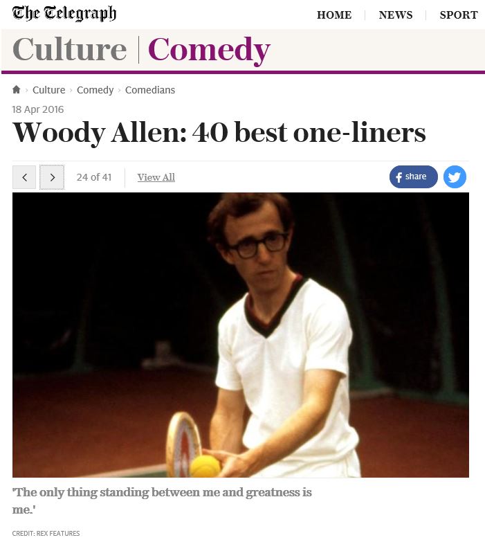 VANTAG galeria woodyallenbestjokesandoneliners/