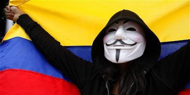 Anonymous tumba página web del Ejército colombiano