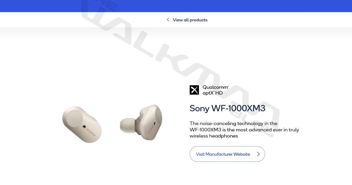 Sony to add aptX HD support to WF-1000XM3? (update) - The Walkman Blog