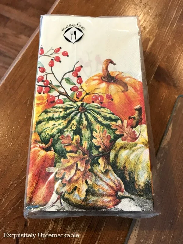 Fall Harvest Pumpkin Guest Towels