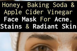 Honey, Baking Soda & Apple Cider Vinegar Face Mask For Acne, Stains & Radiant Skin