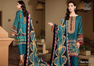 Gul Ahmed Al Karam Kesariya Pakistani Lawn Collection In Wholesale Rate 