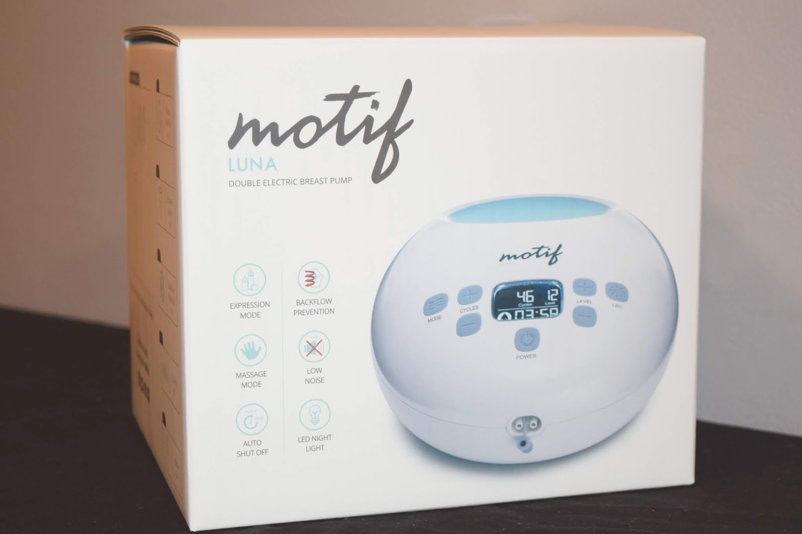 Motif’s Luna double electric breast pump is perfect for a first time