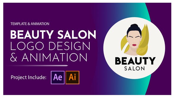 Beauty Salon Logo Design and Animation | 28581380 – Download After