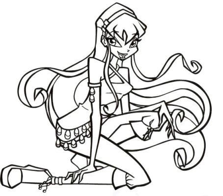 Winx Club Season 8 Coloring Pages Winx Club Coloring Pages To Girls