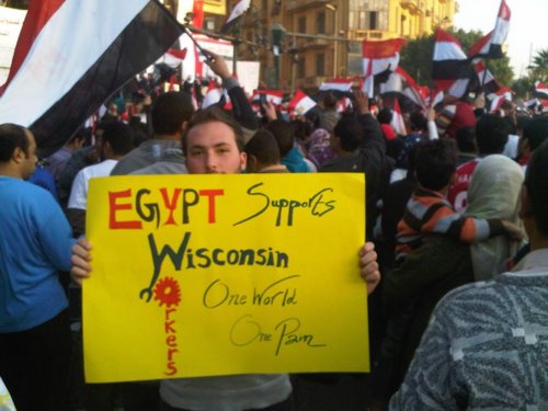 Egypt supports Wisconsin