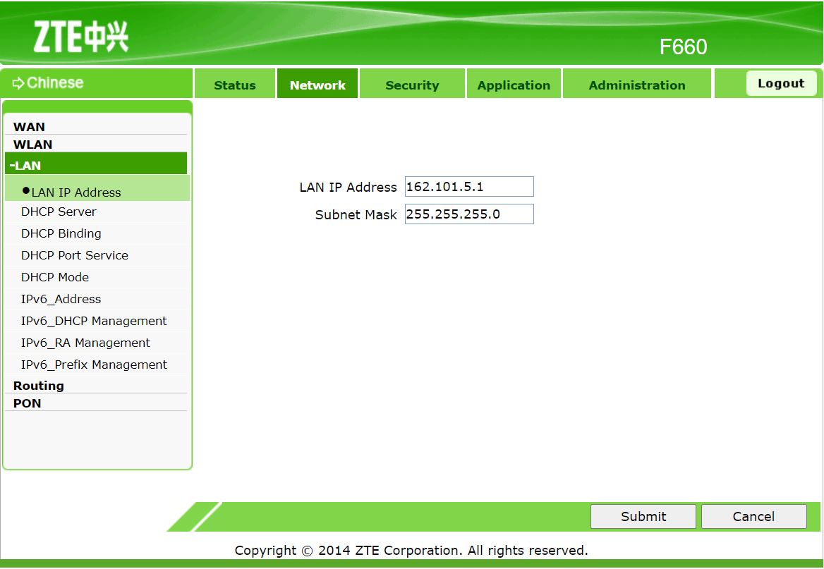 How to setting my computer for using modem ZTE F660 How to