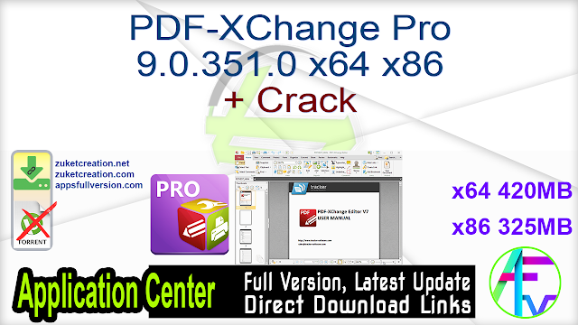 PDF-XChange Pro 9.0.351.0 x64 + Crack