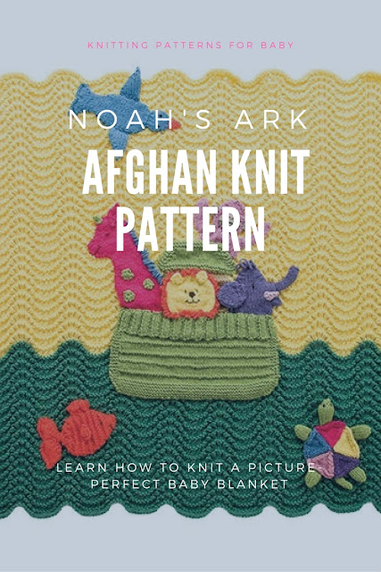 Noah's Ark Knit Afghan Pattern for Baby