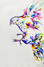 06-Falcon-Marc-Allante-Wild-Animal-Paintings-with-a-Splash-of-Color-www-designstack-co
