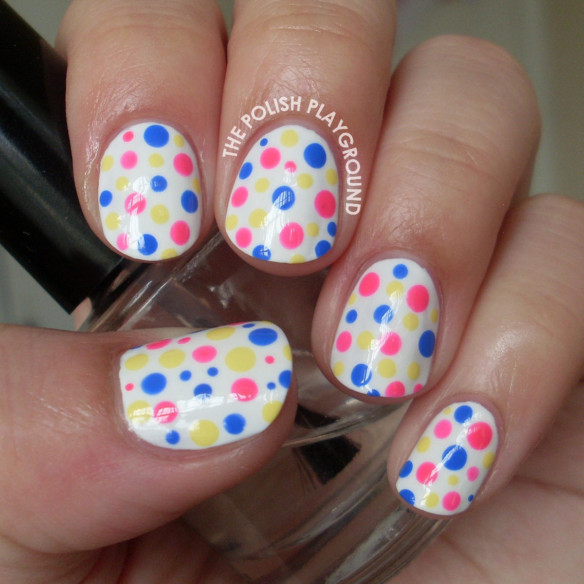 The Polish Playground: Simple and Colorful Polka Dots