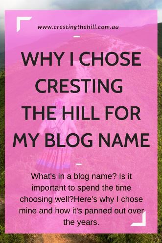 What's in a blog name? Is it important to spend the time choosing well?Here's why I chose mine and how it's panned out over the years. What's in a blog name? Is it important to spend the time choosing well?Here's why I chose mine and how it's panned out over the years.