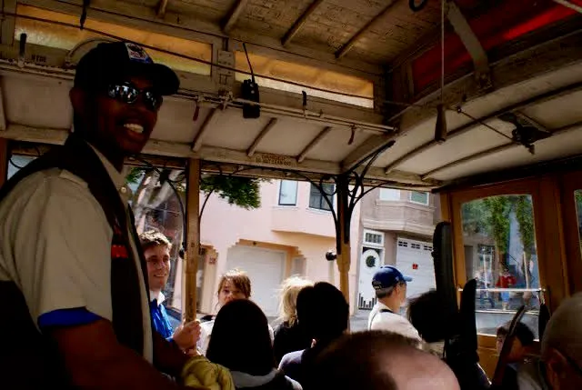 Barbary Coast Trail - Friendly Cable Car Driver