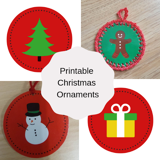 Printable Christmas ornaments