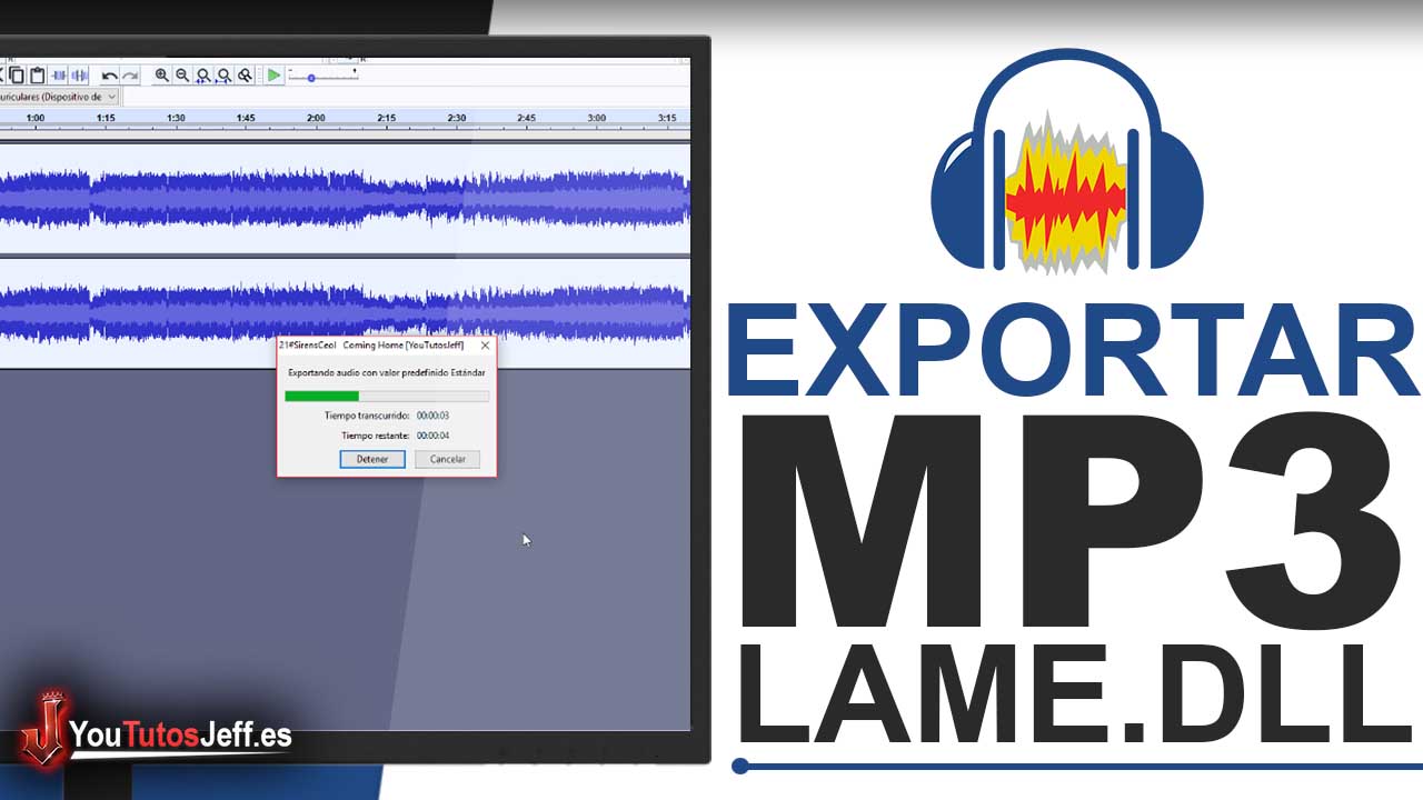 Como Guardar o Exportar MP3 con Audacity - Fácil y Rápido