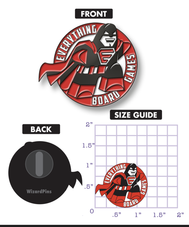 Soft Enamel Everything Board Game Pins