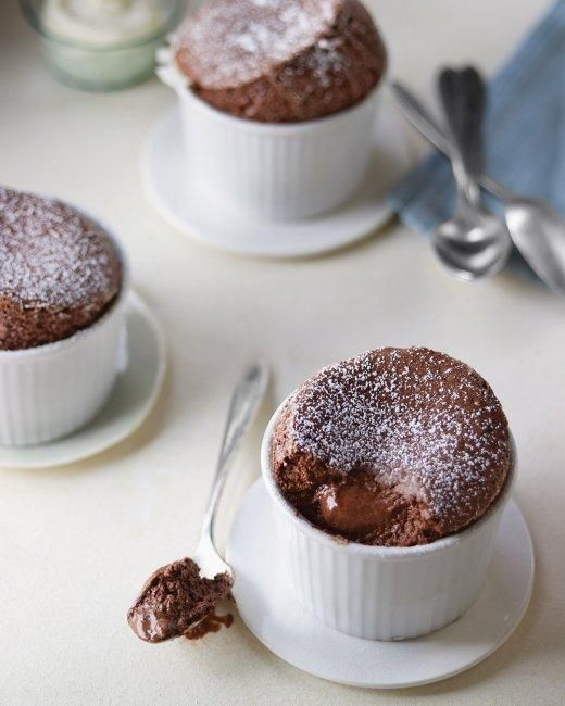 Mini Chocolate Souffles Easy Food Delicious