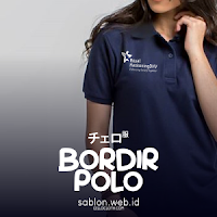 Bordir Wangki Polo Shirt Seragam Perusahaan Logo & Teks untuk Karyawan