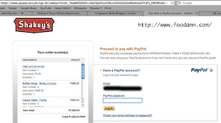 Shakey's Philippines Accepts Paypal