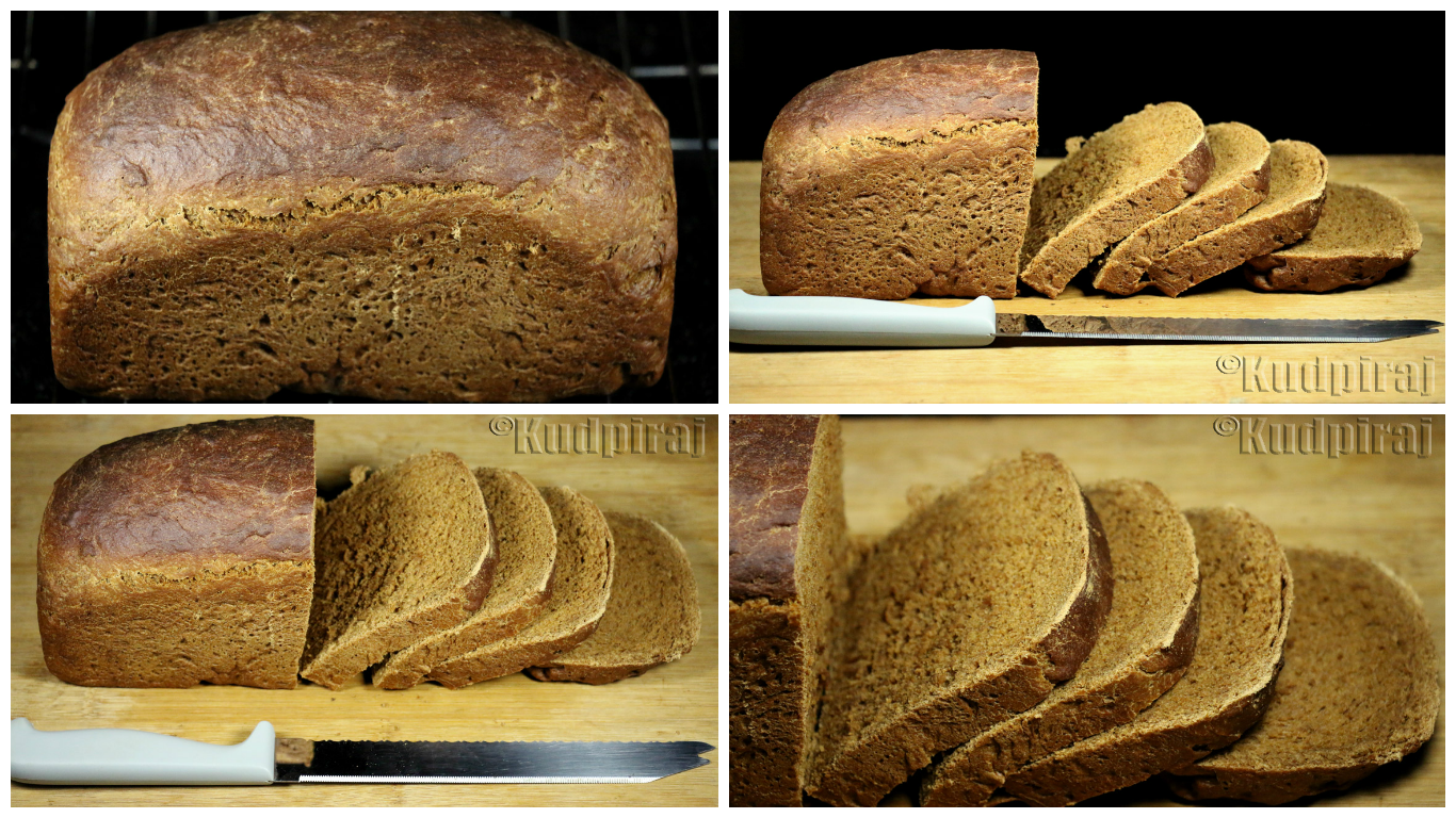 Kudpiraj's Garam Tawa Whole Wheat Brown Bread