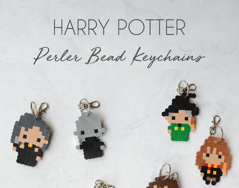 Harry Potter Perler Bead Patterns and Keychains- Book Review - Sisters,  What!