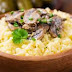 Millet with mushrooms