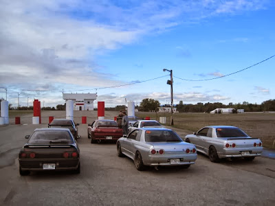 Skyline Trackday race at Sanair Track