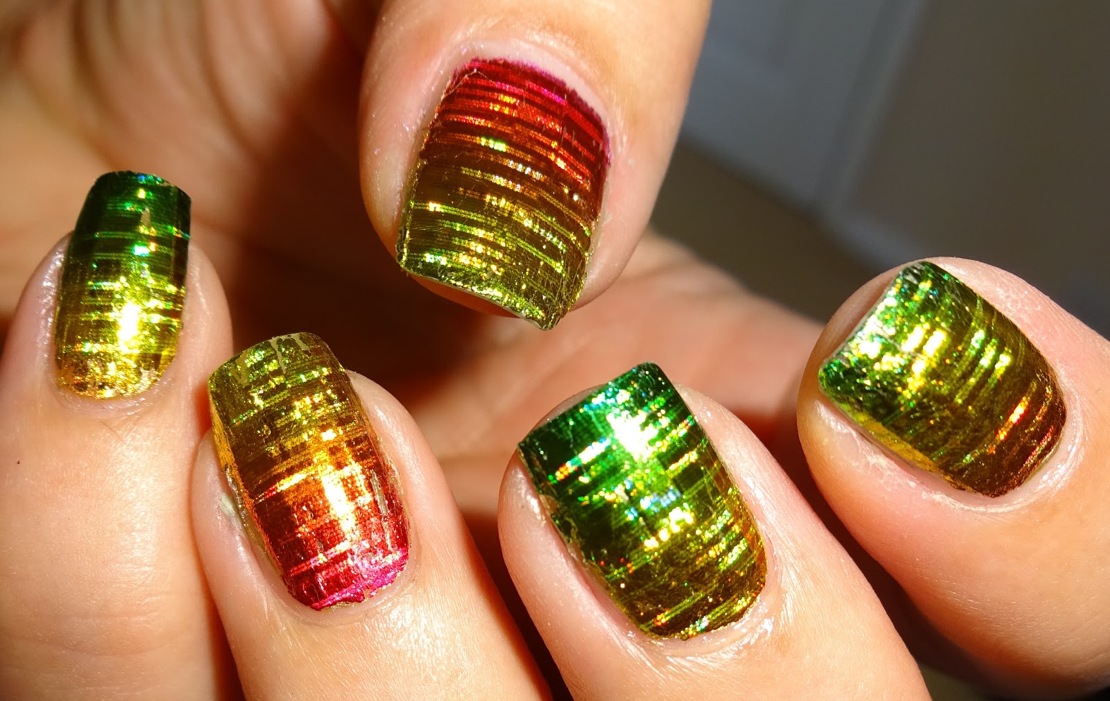 Wendy's Delights Citrus Laser Nail Foil from Sparkly Nails