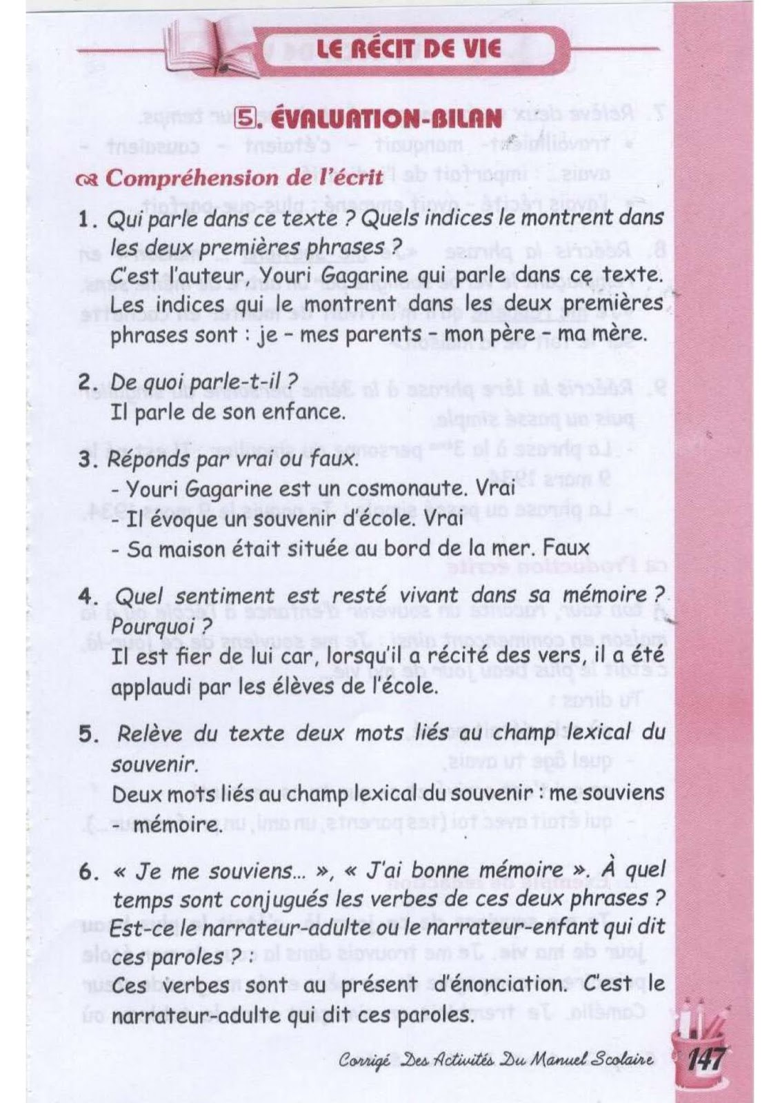 حل تمارين صفحة 133 الفرنسية للسنة الثالثة متوسط - الجيل الثاني