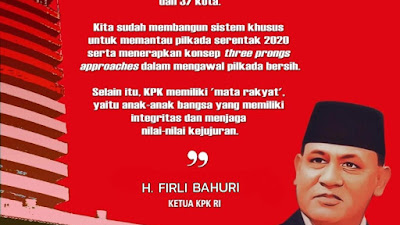 Ketua KPK RI, Wujudkan Pilkada yang Berintegritas,  Bermartabat, dan Bebas dari Korupsi 