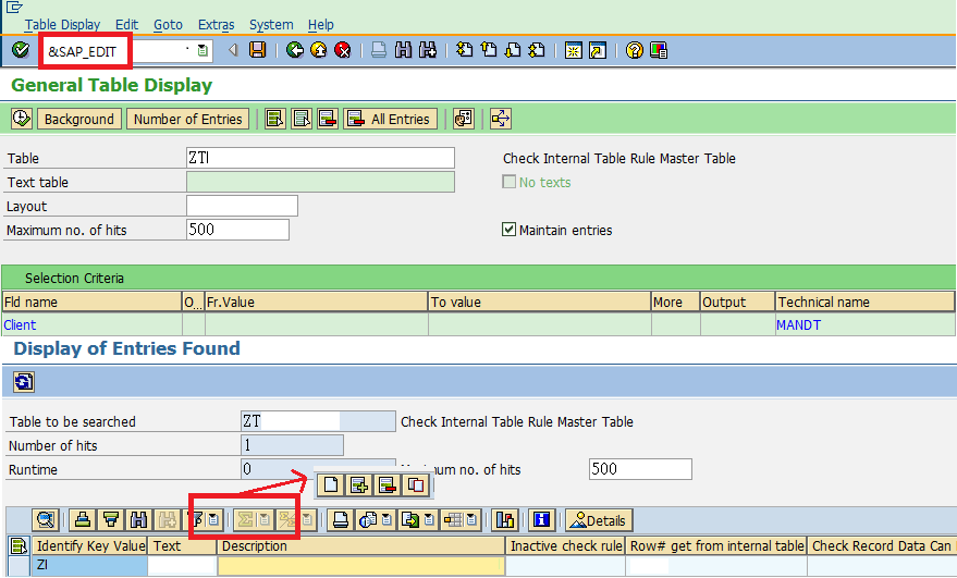 ERIC YANG'S NOTEPAD SE16N How to resolve command &SAP_EDIT does not