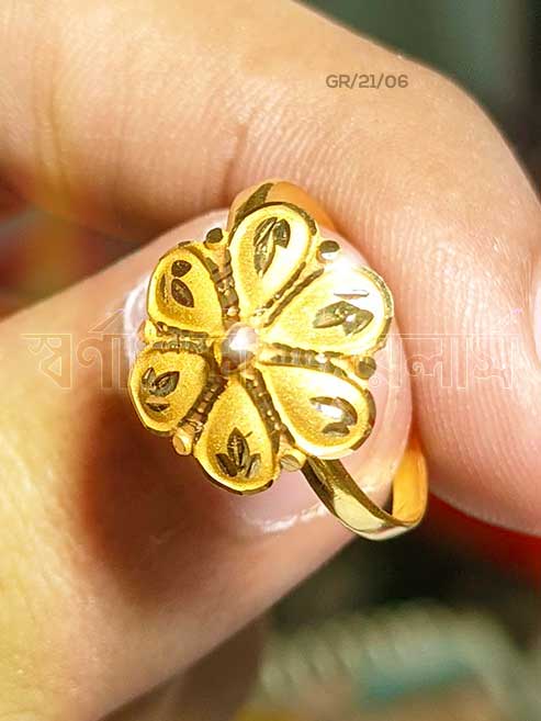 ৩ আনা সোনার আংটি দেখুন ২২ ক্যারেট (3 Ana/3 Gram Gold Ring) 18/21/22 Karat KDM Price in Bangladesh