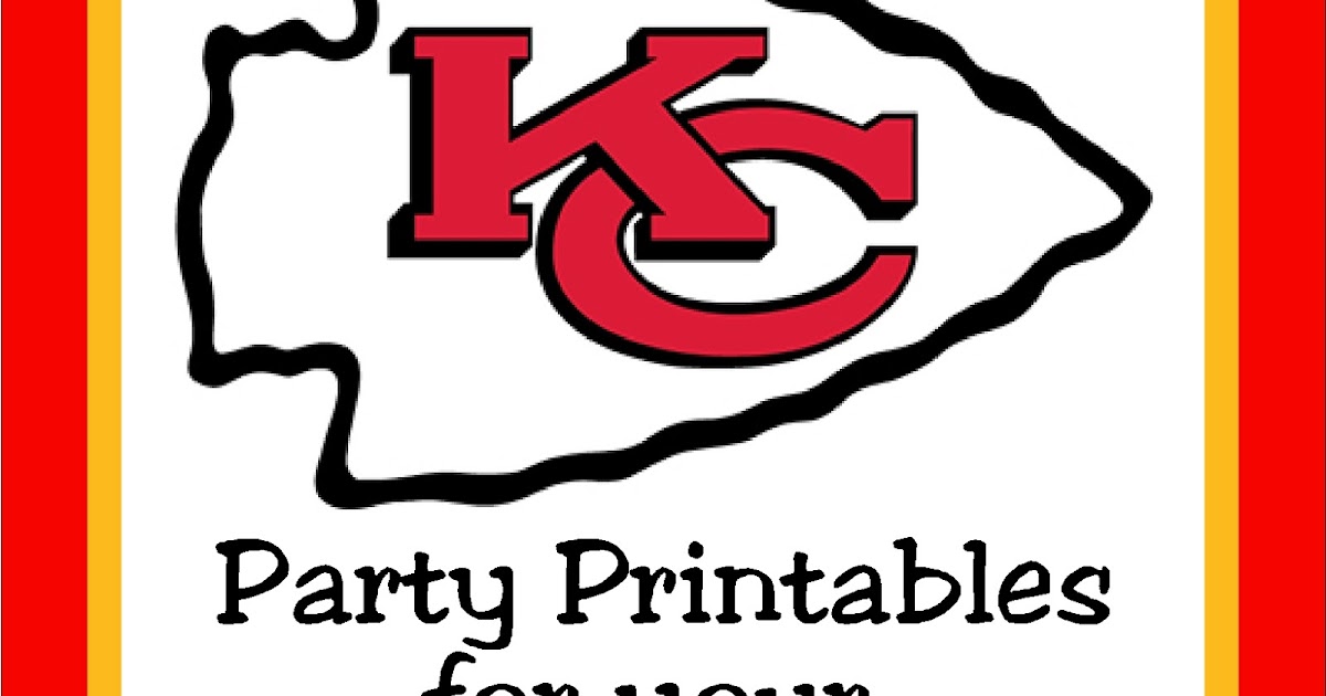 DIY Party Mom 12 Kansas City Chiefs Party Printables from Etsy
