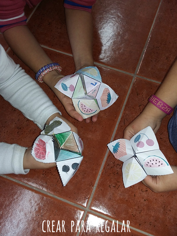 papiroflexia origami niños