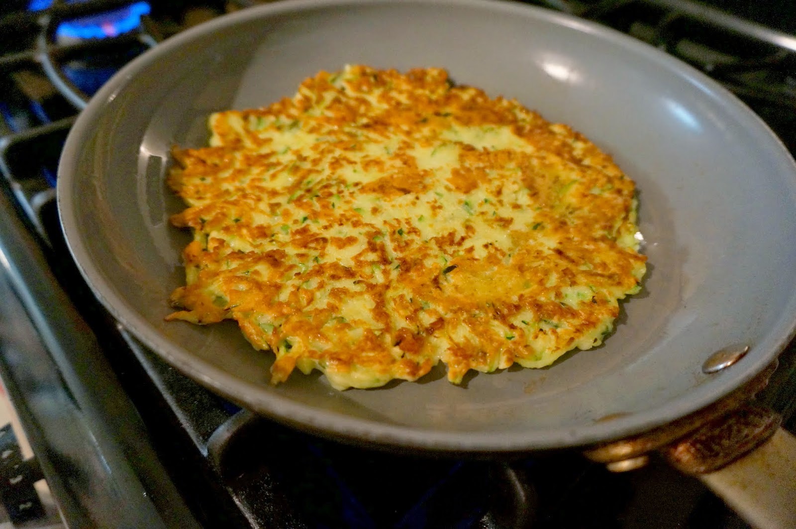 KoreanStyle Zucchini Pancakes (2) Hobak Jun (호박전)