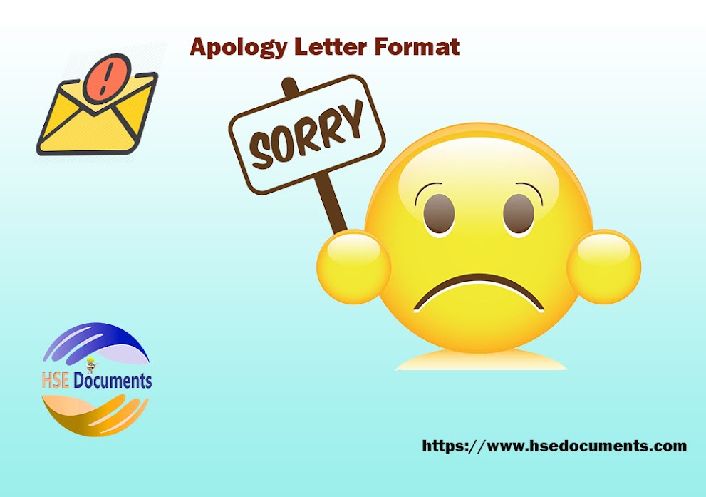 Apology Letter Format