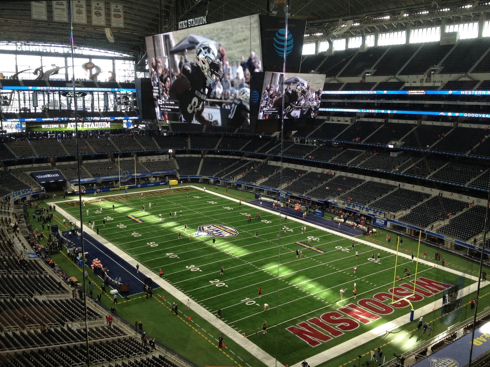 The Official Blog of the Goodyear Cotton Bowl Classic Getting warmed up