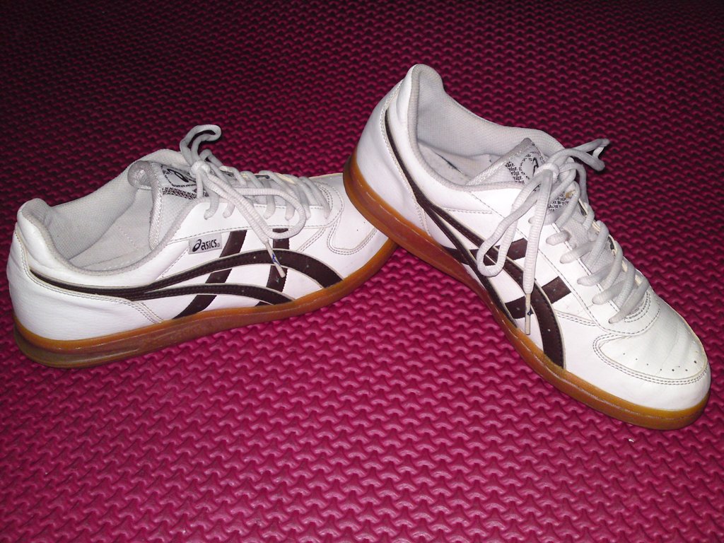 size kasut asics
